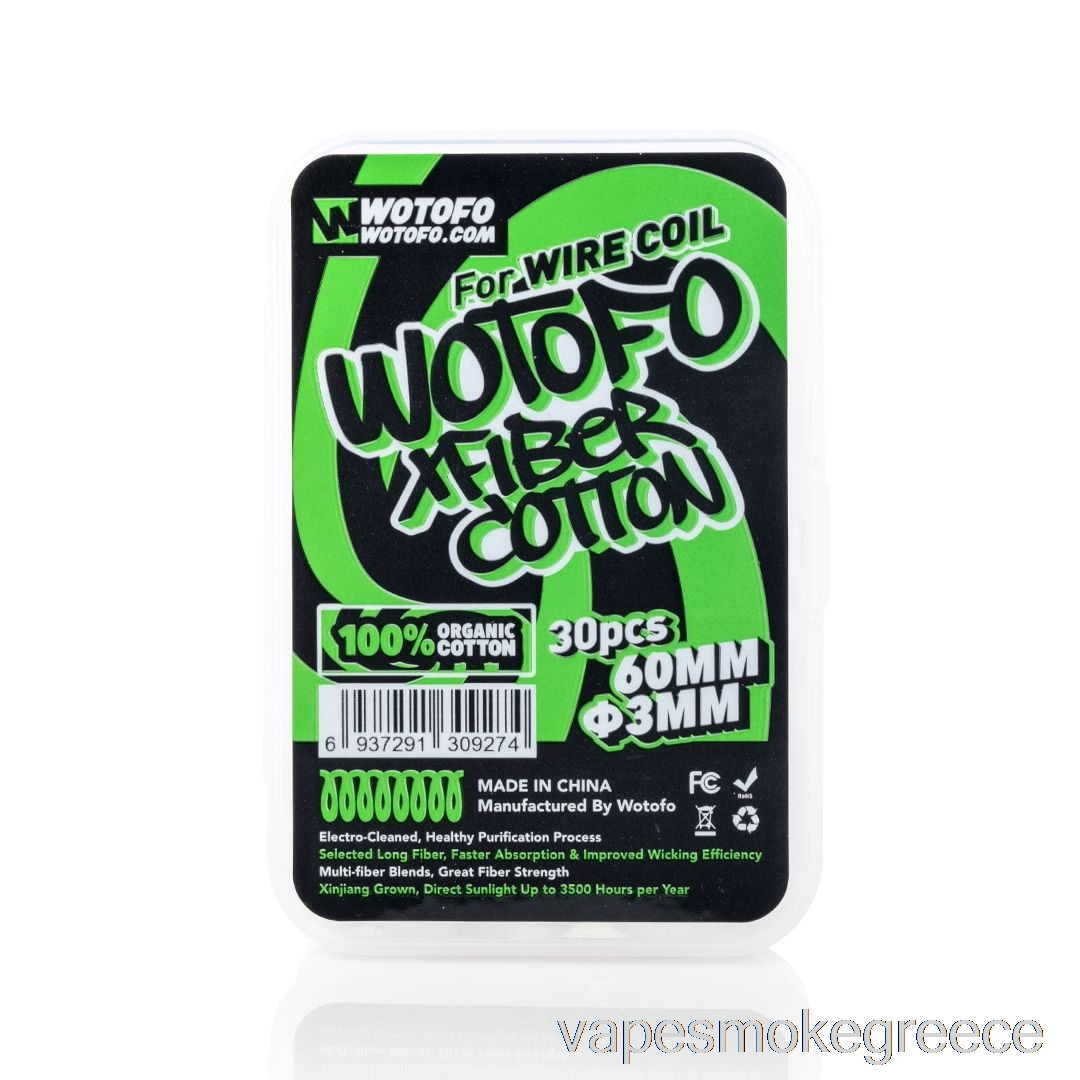 Vape Greece Wotofo Xfiber Cotton Xfiber Cotton 3mm (30τμχ)